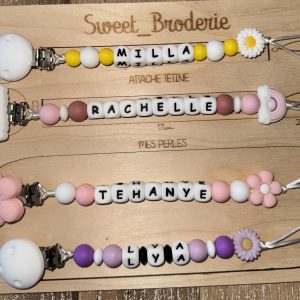 Attache tetine sillicone