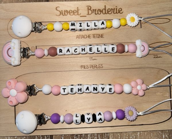 Attache tetine sillicone