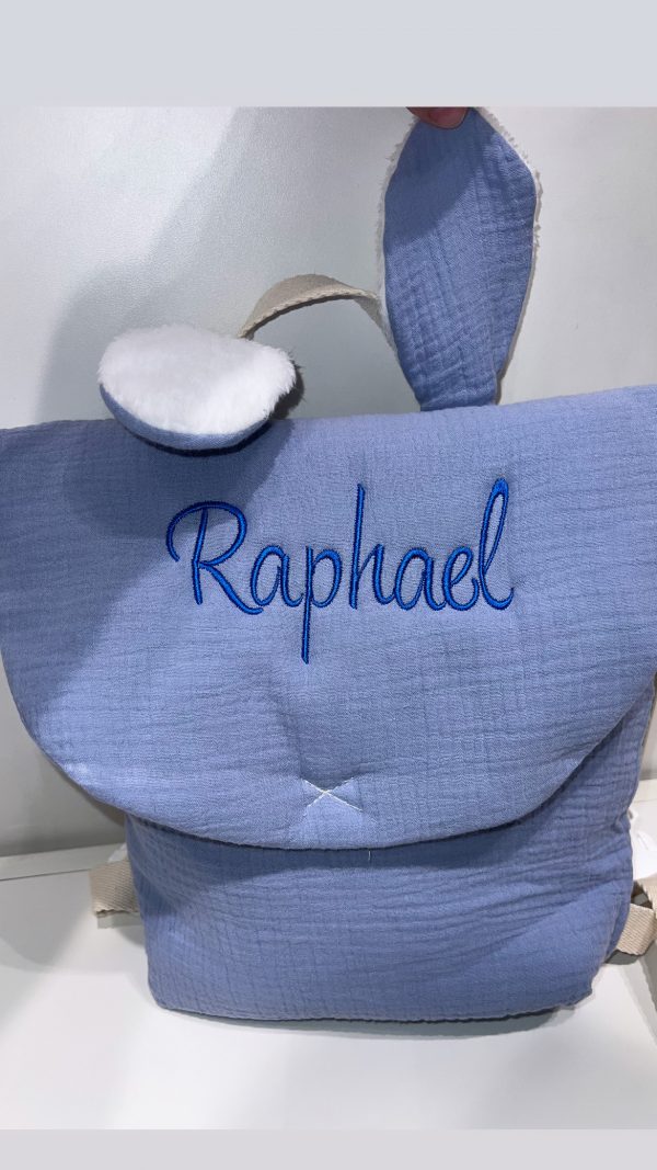 Sac à dos Lapinou brodé – Image 3