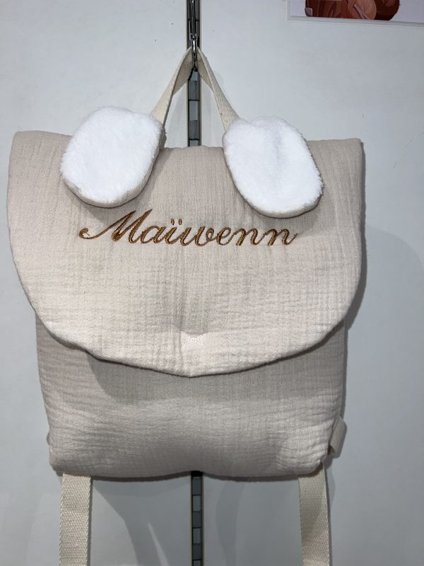 Sac à dos Lapinou brodé
